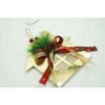 Ornament brad, Embo, Casa, Auriu, Lucios, 16*17CM, Acril, Interior/ Exterior - imagine 5