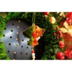 Ornament brad, Embo, Clopotei, Auriu, Lucios, 10*23CM, Acril, Interior/ Exterior - imagine 3