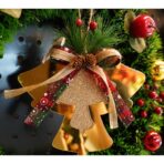 Ornament brad, Embo, Clopotei, Auriu, Lucios, 16*17CM, Acril, Interior/ Exterior - imagine 7