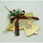 Ornament brad, Embo, Clopotei, Auriu, Lucios, 16*17CM, Acril, Interior/ Exterior - imagine 8