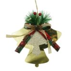 Ornament brad, Embo, Clopotei, Auriu, Lucios, 16*17CM, Acril, Interior/ Exterior