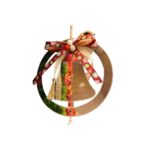 Ornament brad, Embo, Clopotel, Argintiu, Lucios, 14*26CM, Acril, Interior/ Exterior