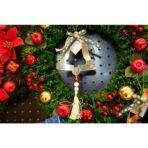 Ornament brad, Embo, Clopotel, Auriu, Lucios, 14*28CM, Acril, Interior/ Exterior