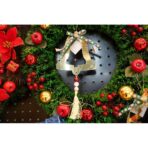 Ornament brad, Embo, Clopotel, Auriu, Lucios, 14*28CM, Acril, Interior/ Exterior - imagine 2