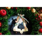 Ornament brad, Embo, Clopotel, Auriu, Lucios, 14*28CM, Acril, Interior/ Exterior - imagine 3