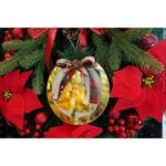 Ornament brad, Embo, Clopotel, Auriu, Lucios, 17*17CM, Acril, Interior/ Exterior