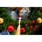 Ornament brad, Embo, Fulg de nea, Auriu, Lucios, 15*27CM, Acril, Interior/ Exterior