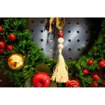 Ornament brad, Embo, Fulg de nea, Auriu, Lucios, 16*30CM, Acril, Interior/ Exterior - imagine 3