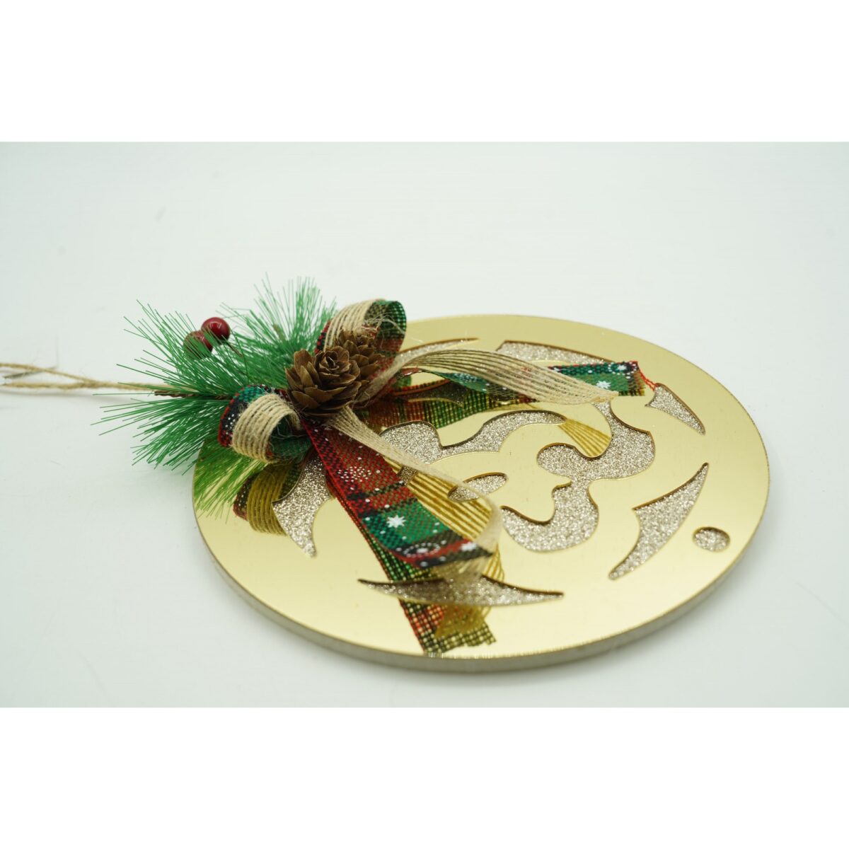 Ornament brad, Embo, Glob, Auriu, Lucios, 17*17CM, Acril, Interior/ Exterior - imagine 2