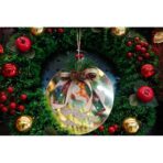 Ornament brad, Embo, Glob, Auriu, Lucios, 17*17CM, Acril, Interior/ Exterior - imagine 4