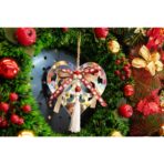 Ornament brad, Embo, Inima, Argintiu, Lucios, 14*26CM, Acril, Interior/ Exterior - imagine 2