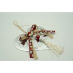 Ornament brad, Embo, Inima, Argintiu, Lucios, 14*26CM, Acril, Interior/ Exterior - imagine 5