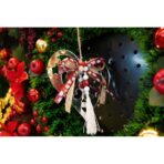 Ornament brad, Embo, Inima, Argintiu, Lucios, 14*26CM, Acril, Interior/ Exterior - imagine 9