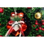 Ornament brad, Embo, Inima, Rosu, Lucios, 15*15CM, Acril, Interior/ Exterior - imagine 10