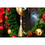 Ornament brad, Embo, Luna, Auriu, Lucios, 10*25CM, Acril, Interior/ Exterior
