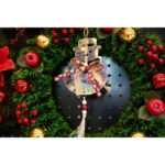 Ornament brad, Embo, Om de zapada, Argintiu, Lucios, 14*26CM, Acril, Interior/ Exterior