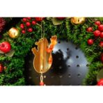 Ornament brad, Embo, Om de zapada, Auriu, Lucios, 10*23CM, Acril, Interior/ Exterior - imagine 2