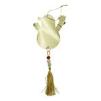 Ornament brad, Embo, Om de zapada, Auriu, Lucios, 10*23CM, Acril, Interior/ Exterior - imagine 5