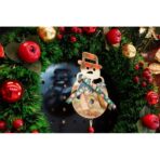 Ornament brad, Embo, Om de zapada, Auriu, Lucios, 14*30CM, Acril, Interior/ Exterior - imagine 2
