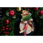 Ornament brad, Embo, Om de zapada, Auriu, Lucios, 16*17CM, Acril, Interior/ Exterior - imagine 5