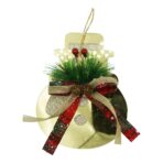 Ornament brad, Embo, Om de zapada, Auriu, Lucios, 16*17CM, Acril, Interior/ Exterior - imagine 7