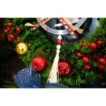 Ornament brad, Embo, Pasare, Argintiu, Lucios, 14*26CM, Acril, Interior/ Exterior