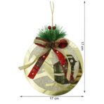 Ornament brad, Embo, Pasare, Auriu, Lucios, 17*17CM, Acril, Interior/ Exterior - imagine 18