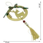 Ornament brad, Embo, Ren, Auriu, Lucios, 15*25CM, Acril, Interior/ Exterior - imagine 2