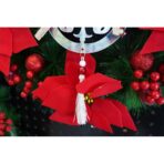 Ornament brad, Embo, Rotund, Argintiu, Lucios, 14*26CM, Acril, Interior/ Exterior - imagine 5