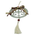 Ornament brad, Embo, Rotund, Argintiu, Lucios, 14*26CM, Acril, Interior/ Exterior - imagine 8