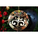 Ornament brad, Embo, Rotund, Auriu, Lucios, 15*26CM, Acril, Interior/ Exterior - imagine 2