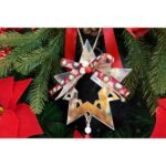 Ornament brad, Embo, Stea, Argintiu, Lucios, 14*26CM, Acril, Interior/ Exterior
