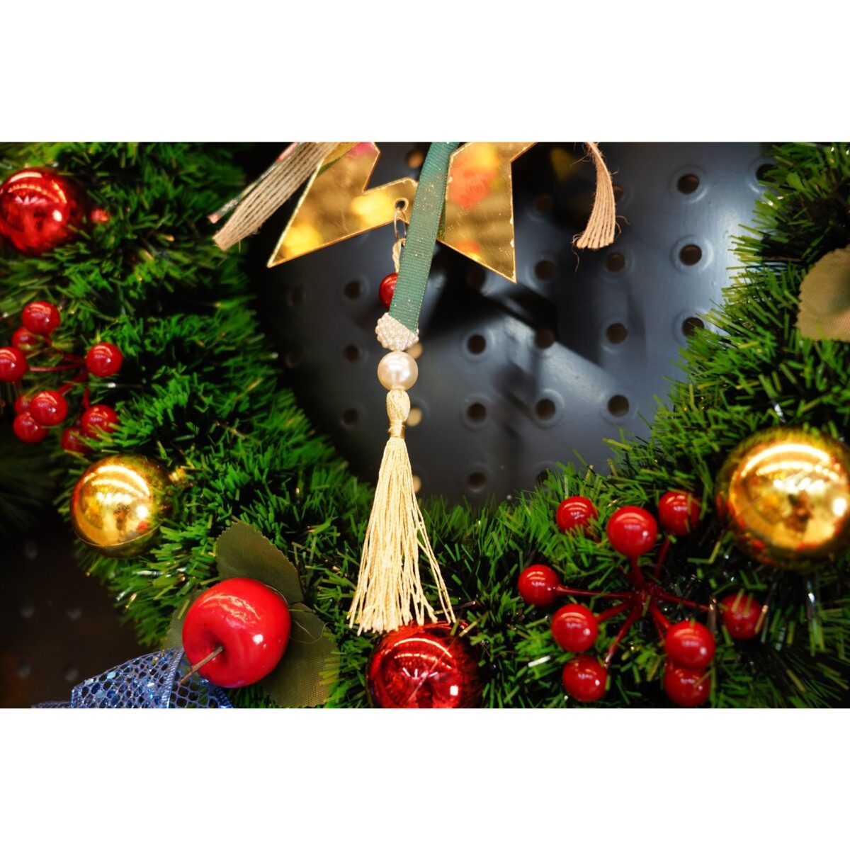Ornament brad, Embo, Stea, Auriu, Lucios, 15*26CM, Acril, Interior/ Exterior - imagine 4