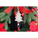 Ornament de brad bradulet, Embo, multicolor, lemn, 17 cm - imagine 3
