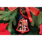 Ornament de brad clopotel, Embo, multicolor, lemn, 10.5x9.5 cm - imagine 3