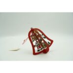 Ornament de brad clopotel, Embo, multicolor, lemn, 10.5x9.5 cm - imagine 5