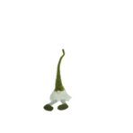 Ornament de Craciun spiridus, Embo, verde/alb, textil, 52 cm
