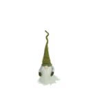 Ornament de Craciun spiridus, Embo, verde/alb, textil, 53 cm