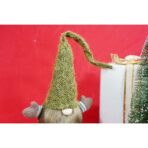 Ornament de Craciun spiridus, Embo, verde/maro, textil, 56 cm - imagine 7