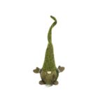 Ornament de Craciun spiridus, Embo, verde/maro, textil, 56 cm