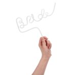 Pai de Plastic, Embo, Model Bride, Tematica Nunta, Diametru 0.5 cm, Alb - imagine 2