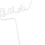 Pai de Plastic, Embo, Model Bride, Tematica Nunta, Diametru 0.5 cm, Alb - imagine 3