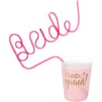 Pai de Plastic, Embo, Model Bride, Tematica Nunta, Diametru 0.5 cm, Roz - imagine 5