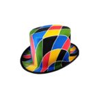 Palarie Decorativa, Embo, Pentru Petreceri, Model Carouri, Multicolor