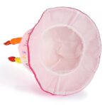 Palarie Happy Birthday, Embo, Accesoriu pentru Petrecere, Model Tort, Tematica Aniversare, 60x60x55 cm, Roz - imagine 4