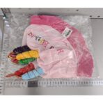 Palarie Happy Birthday, Embo, Accesoriu pentru Petrecere, Model Tort, Tematica Aniversare, 60x60x55 cm, Roz - imagine 5