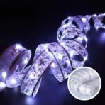 Panglică LED de Crăciun Embo Aurie, lungime 4 m, 40 LED-uri, Baterii, Alb Rece - imagine 3
