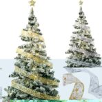 Panglică LED de Crăciun Embo Aurie, lungime 5 m, 50 LED-uri, Baterii, Alb cald - imagine 2
