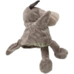 Papusa de Mana pentru Teatru de Papusi, Embo, din Plus, 25 x 10 x 8 cm, Model Lup, Bej - imagine 9