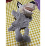 Papusa de Mana pentru Teatru de Papusi, Embo, din Plus, 25 x 10 x 8 cm, Model Lup, Bej - imagine 3